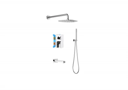 AQUATEK ОБЕРОН AQ1273CR set 4 в 1 душевой комплект