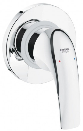 Grohe 129185 BauCurve Смеситель для биде однорычажный встраиваемый лейка в комплекте хром