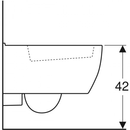 Geberit iCon xs 204030000 Унитаз подвесной (чаша)