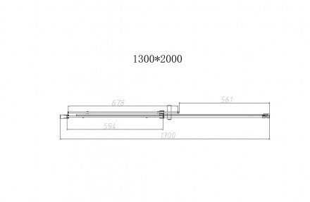 Vincea Dice VDS-4D130CL душевая дверь