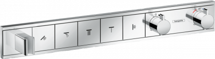 Hansgrohe RainSelect 15358000 смеситель термостат для 5 потребителей (внешняя часть)