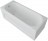 Azario FELISA AV.0040180 180x80 ванна акриловая прямоугольная