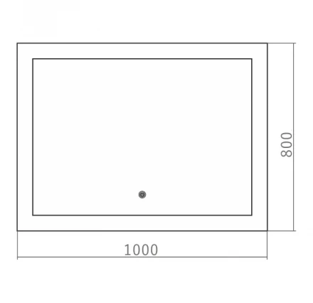 Azario Норма ФР-00001452 Зеркало LED-подсветка с диммером 1000х800