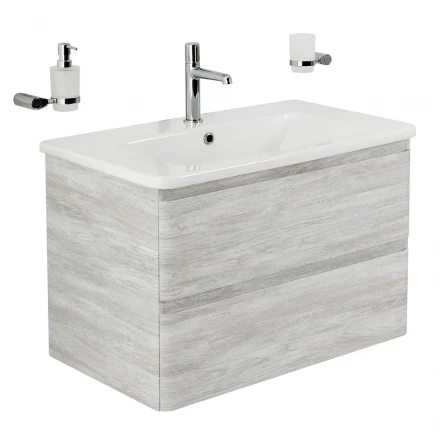 BelBagno VITTORIA-700-2C-SO-GO-P тумба с раковиной подвесная