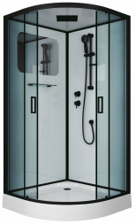 Niagara NG-6902 BLACK 100х100 душевая кабина низкий поддон