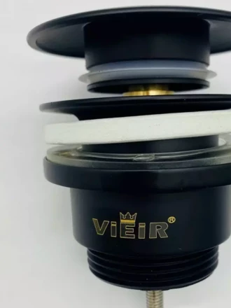 Vier VER26C Донный клапан для раковины черный
