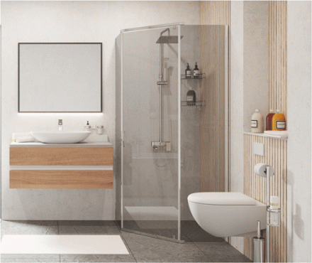 WasserKRAFT Leine 35P11 Душевой угол 90x90