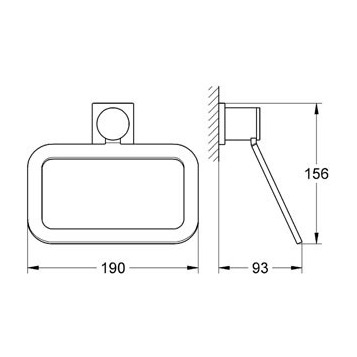 Grohe Allure 40339000 Кольцо для полотенца