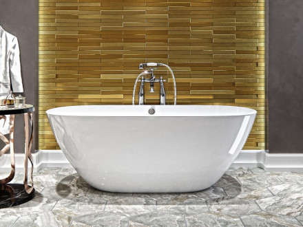 Aquastone Бали 160 Ванна из искусственного камня