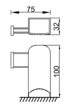 RUSH Thira TR36220 Крючок одинарный
