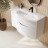 Kerama Marazzi Riva 100 тумба правая, белая матовая