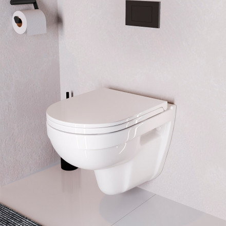 Унитаз подвесной Sanita luxe Best с сиденьем SoftClose