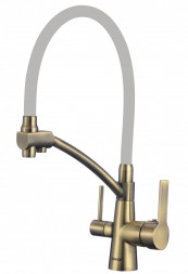 Savol S-L1805C-04 смеситель для мойки бронзовый под фильтр