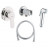Grohe BauEdge 124898 Смеситель для биде встраиваемый, лейка в комплекте