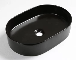 Milleau Nuage MU0055B-MB Раковина накладная 50x35x12 матовый черный