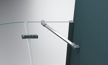 BelBagno KRAFT-R-2-100-C-Cr душевой уголок