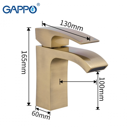 Gappo G1007-4 Смеситель для раковины