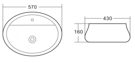 BelBagno BB1399 накладная раковина
