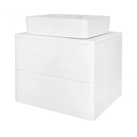 Azario LOTOS 60/2 CS00084142 Тумба подвесная белый глянец