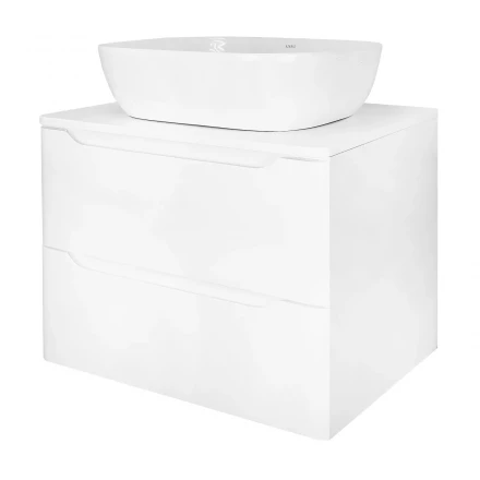 Azario LOTOS 60/2 CS00084142 Тумба подвесная белый глянец