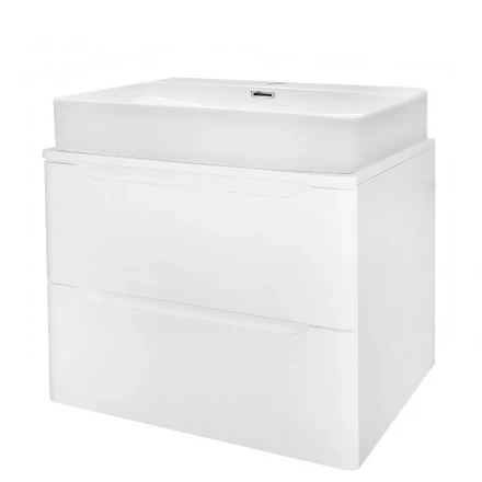 Azario LOTOS 60/2 CS00084142 Тумба подвесная белый глянец