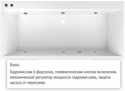 Villeroy Boch Squaro Edge 12 180x80 ванна с гидромассажем