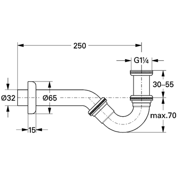 Grohe 28946000 Сифон для биде