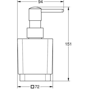 Grohe Selection Cube 40805000 Дозатор жидкого мыла