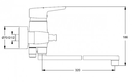 Ideal Standard Connect B9923AA смеситель для ванны