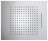 Bossini Dream 2 H38926 CR Верхний душ 57x47