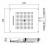 Bossini Dream 2 H38926 CR Верхний душ 57x47
