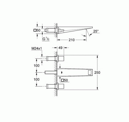 Grohe Allure Brilliant 20348000 смеситель для раковины