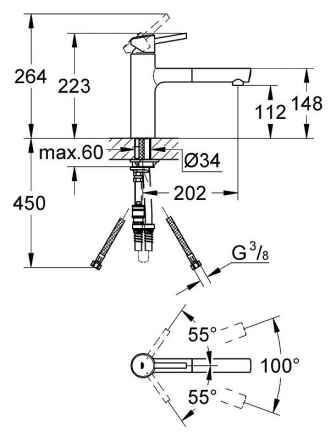 Grohe Concetto 31129DC1 Смеситель для кухни