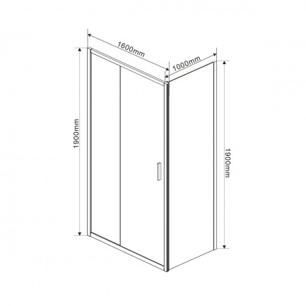 Vincea Garda VSR-1G1016CL душевой уголок