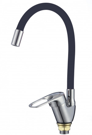 Fmark FM4104-01 смеситель с гибким цветным изливом для кухонной мойки
