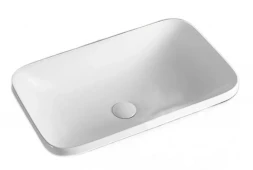Milleau Miel MU0042A-GW Раковина встраиваемая 60.5x37.5x15 белый глянец