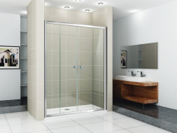 CEZARES VERONA-W-B-13-60+60/60-P-Cr-L душевая дверь