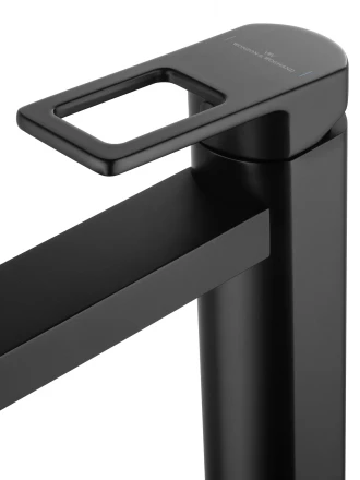Wonzon &amp; Woghand Frame WW-88239010-MB Смеситель для раковины высокий черный матовый