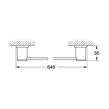 Grohe Allure 40341000 Держатель для полотенца