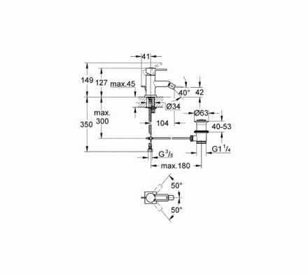Grohe Allure 32147000 Смеситель для биде