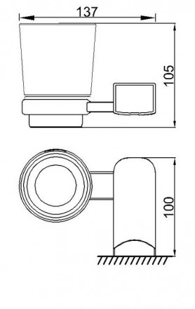 RUSH Thira TR36310 Подстаканник одинарный