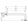 Ideal Standard IdealRain B9444AA держатель верхнего душа 300мм Ideal Standard IdealRain B9444AA держатель верхнего душа 300мм