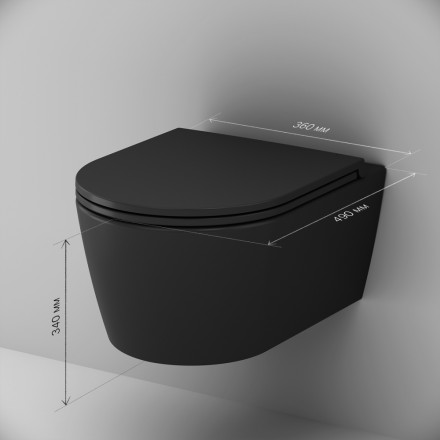 Am.pm Func C8F1700MBSC Унитаз подвесной FlashClean с сиденьем микролифт