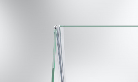 BelBagno KRAFT-AH-12-90/100-C-Cr-L душевой уголок