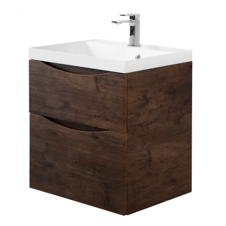 BelBagno KRAFT-800-1C-SO-RNN тумба c раковиной подвесная с одним ящиком и одной открытой полкой
