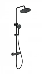 Wonzon &amp; Woghand Neo WW-B3035-A1-MB Душевая система с термостатом черный матовый