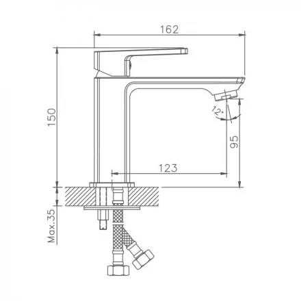 Haiba HB10176 Смеситель для раковины