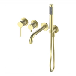 Wonzon &amp; Woghand Stick WW-889017-BG Смеситель для ванны встраиваемый брашированный никель
