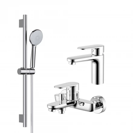 Aquatek Ника AQ1830CR Комплект смесителей 3 в 1