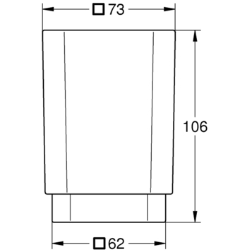 Grohe Selection Cube 40783000 Стакан